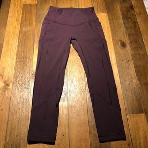 Lululemon ATRP black currant size 6 SOLD
